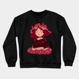 cat girl Crewneck Sweatshirt